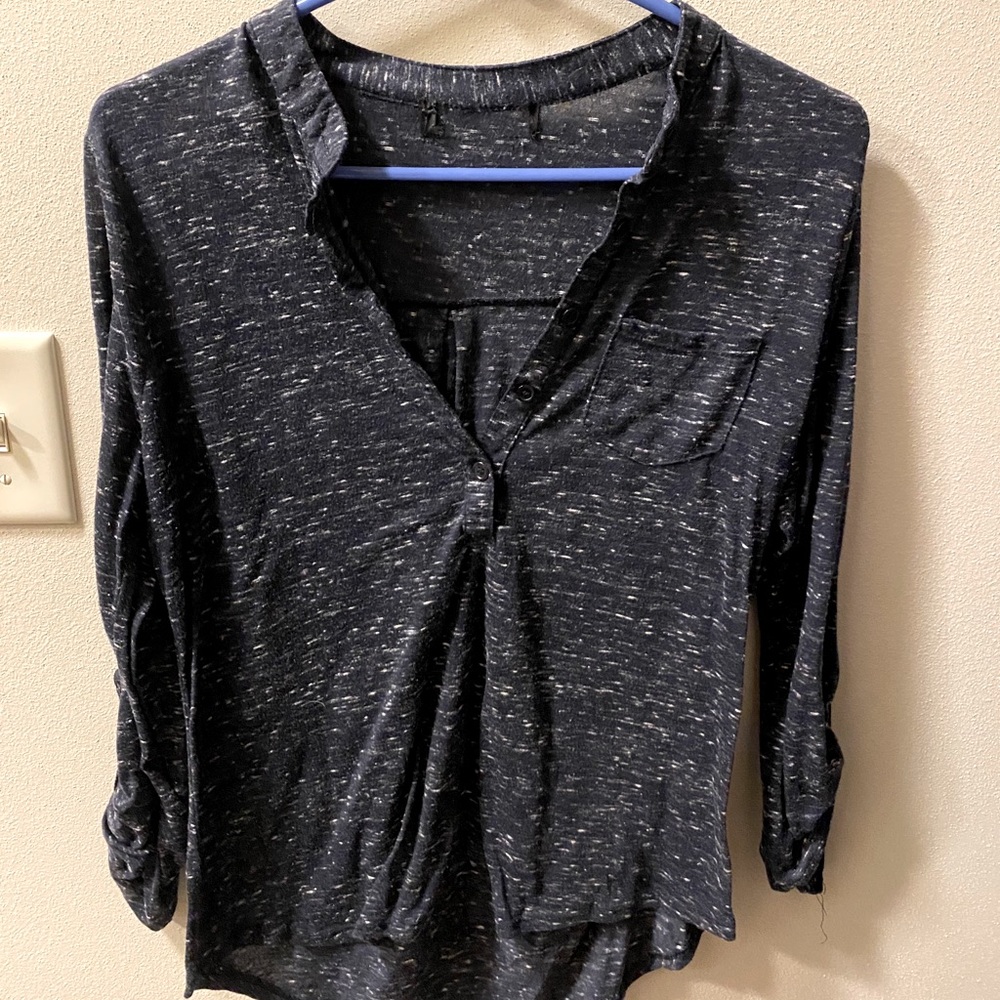 Navy Roll Tab Tunic